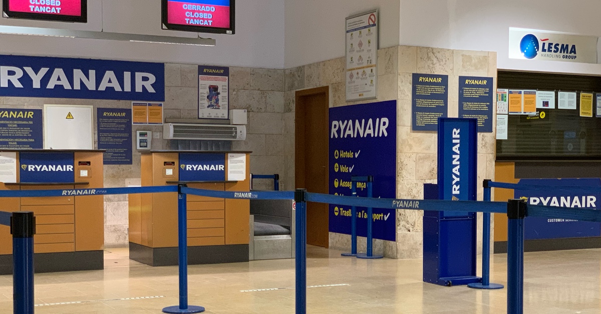 Rejestracja na lot Ryanair